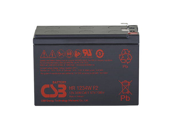 Аккумуляторная батарея CSB HR 1234W F2